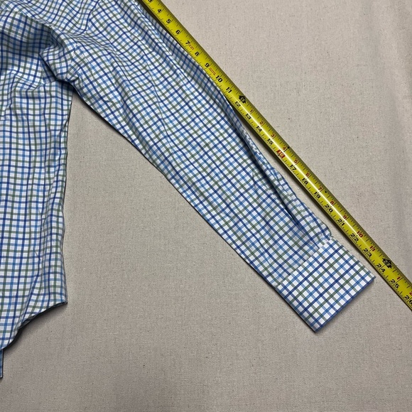 Peter Millar Green and Blue Checkered Shirt - Picture 6 of 6